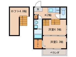 ヴィラ黒川の物件間取画像